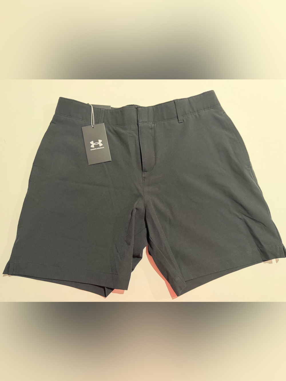 Under Armour Black Performance Shorts with Belt Loops